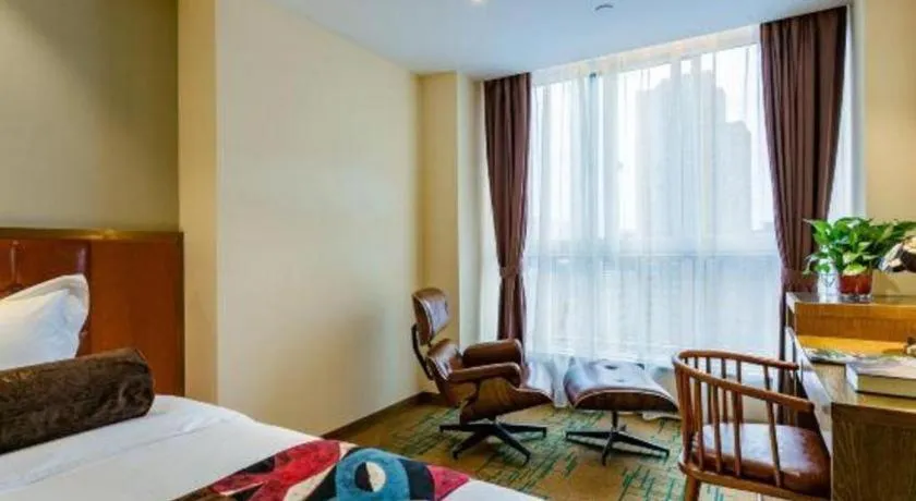 Bed in James Joyce Coffetel· Xianyang Renmin Road Central Square Store