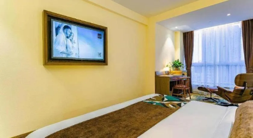 Bed in James Joyce Coffetel· Xianyang Renmin Road Central Square Store