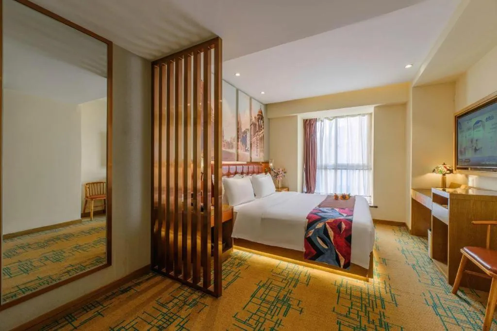 Bed in James Joyce Coffetel· Xianyang Renmin Road Central Square Store