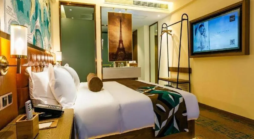 Bed in James Joyce Coffetel· Xianyang Renmin Road Central Square Store