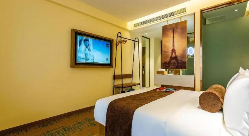 Bed in James Joyce Coffetel· Xianyang Renmin Road Central Square Store