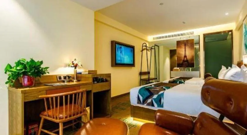 Bed in James Joyce Coffetel· Xianyang Renmin Road Central Square Store