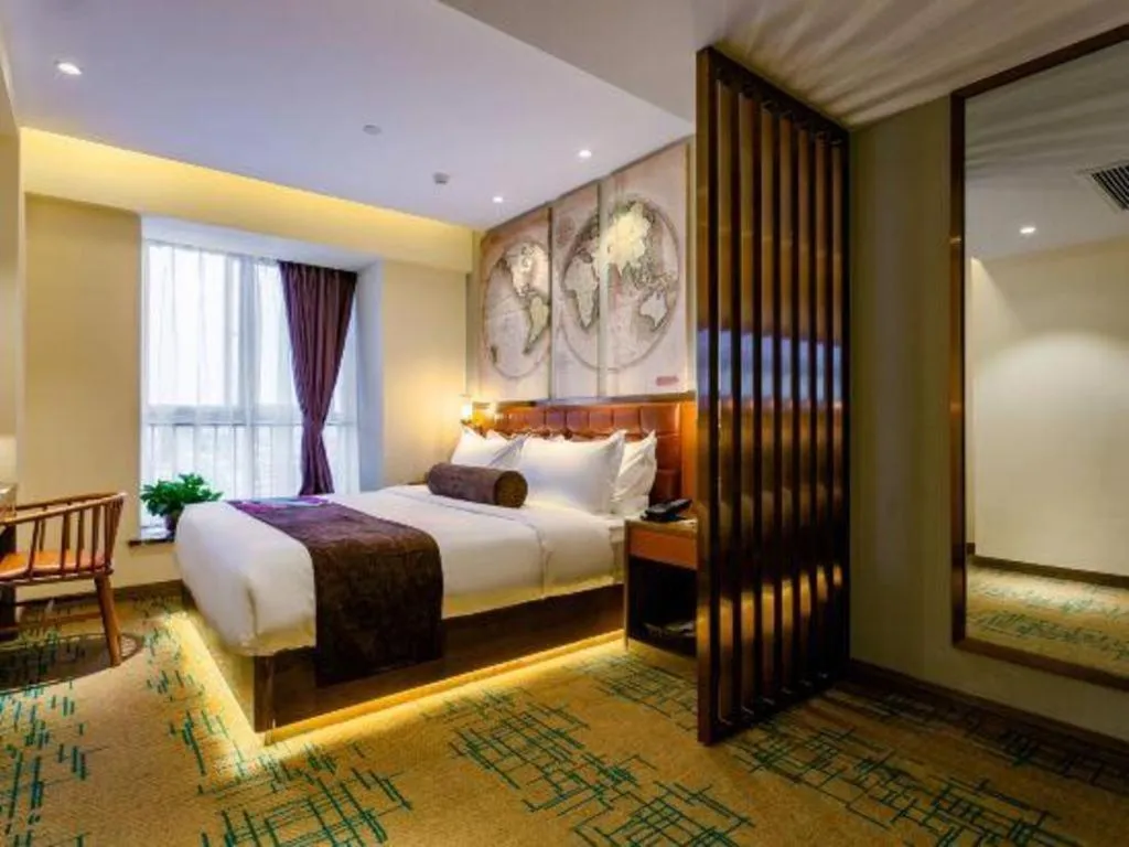 Bed in James Joyce Coffetel· Xianyang Renmin Road Central Square Store