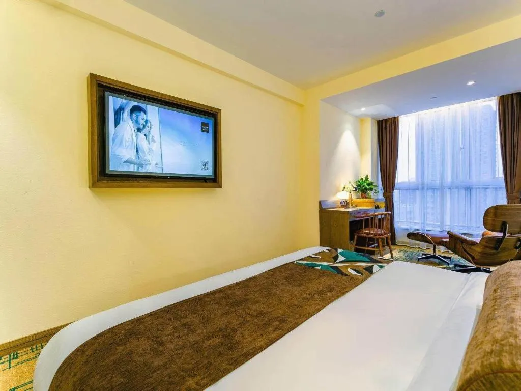 Bed in James Joyce Coffetel· Xianyang Renmin Road Central Square Store