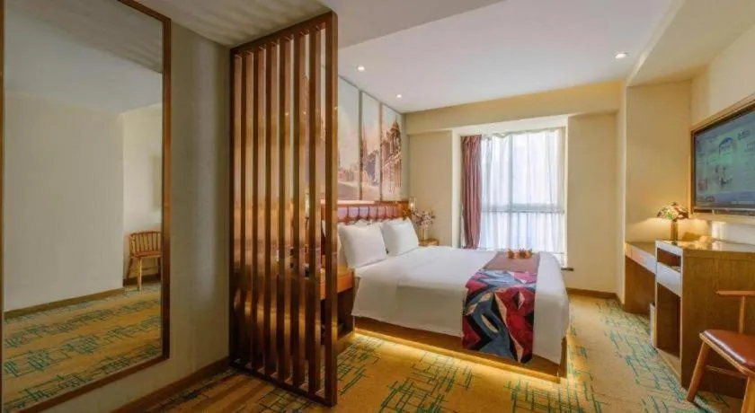 Bed in James Joyce Coffetel· Xianyang Renmin Road Central Square Store