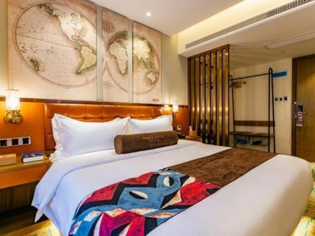 Bed in James Joyce Coffetel· Xianyang Renmin Road Central Square Store