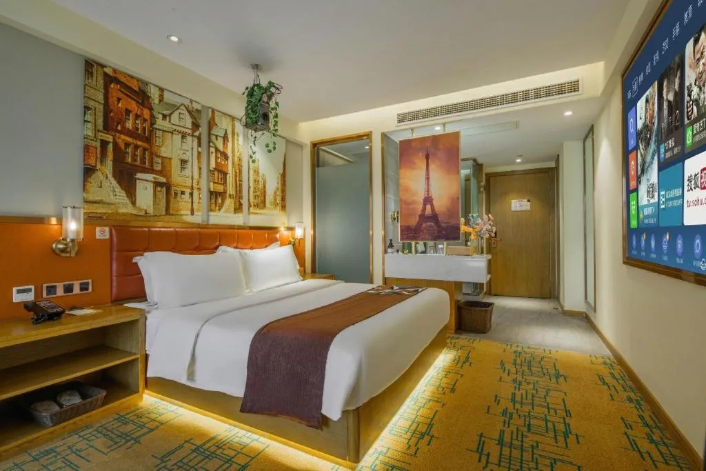 Bed in James Joyce Coffetel· Xianyang Renmin Road Central Square Store