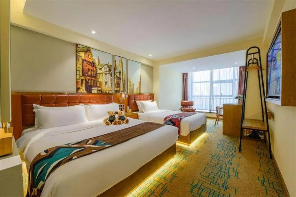 Bed in James Joyce Coffetel· Xianyang Renmin Road Central Square Store