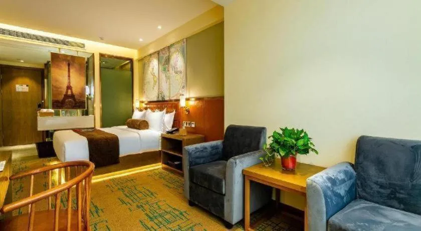 Bed in James Joyce Coffetel· Xianyang Renmin Road Central Square Store