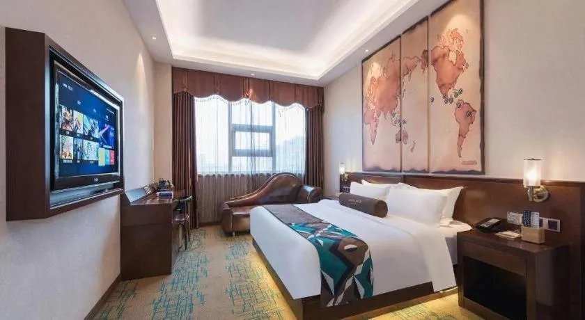 Bed in James Joyce Coffetel· Tianjin Olympic Center Lingbin Road Metro Station