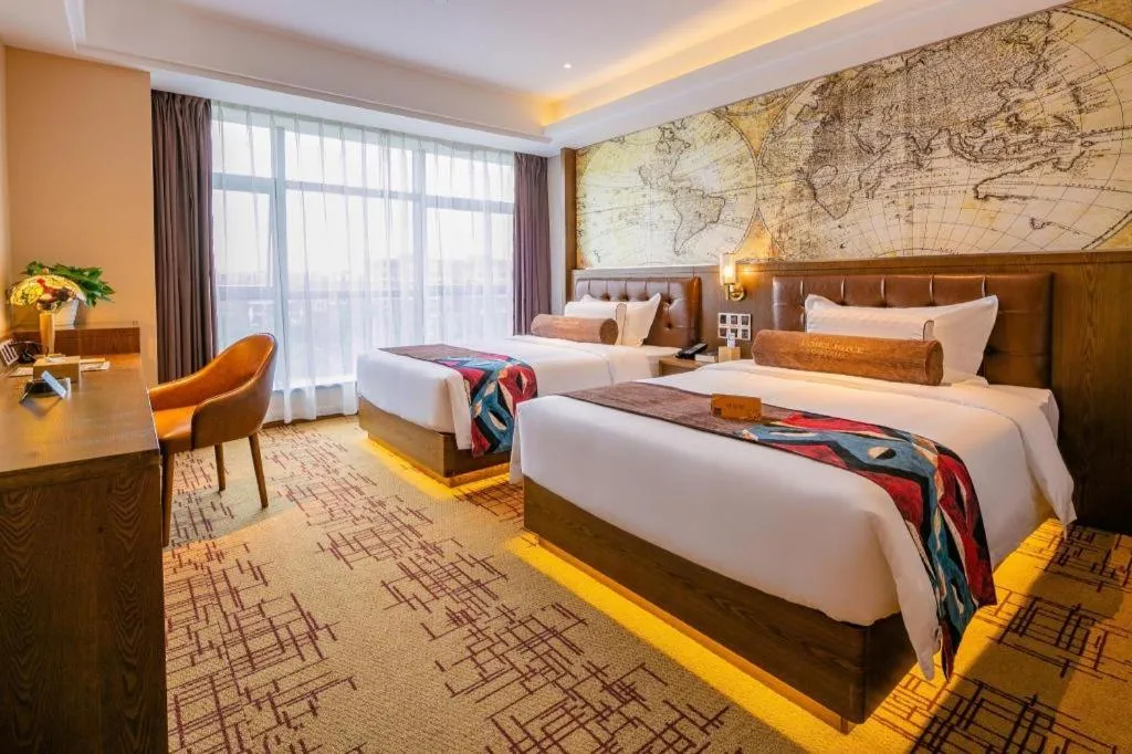 Bed in James Joyce Coffetel· Chengdu Shuangliu Airport Haibing City Wanda