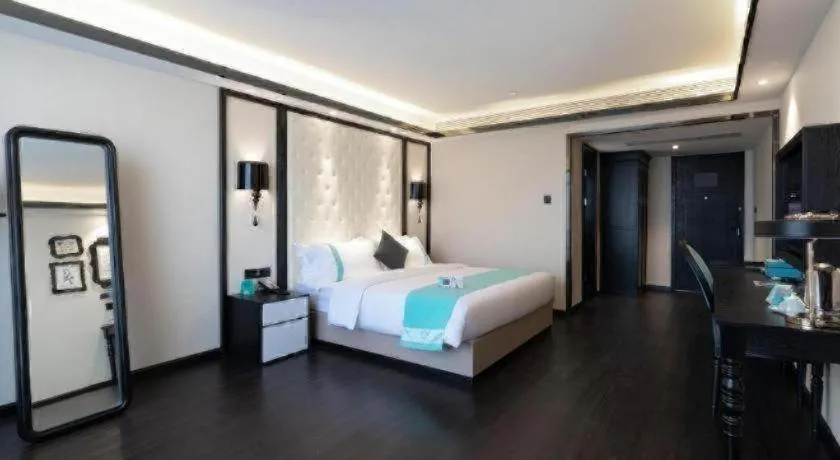 Bed in Xana Hotelle· Dongguang Chang'An Binhaiwan Jian'An Road