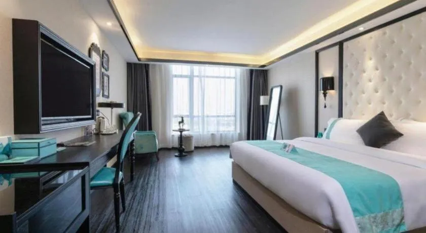 Bed in Xana Hotelle· Dongguang Chang'An Binhaiwan Jian'An Road