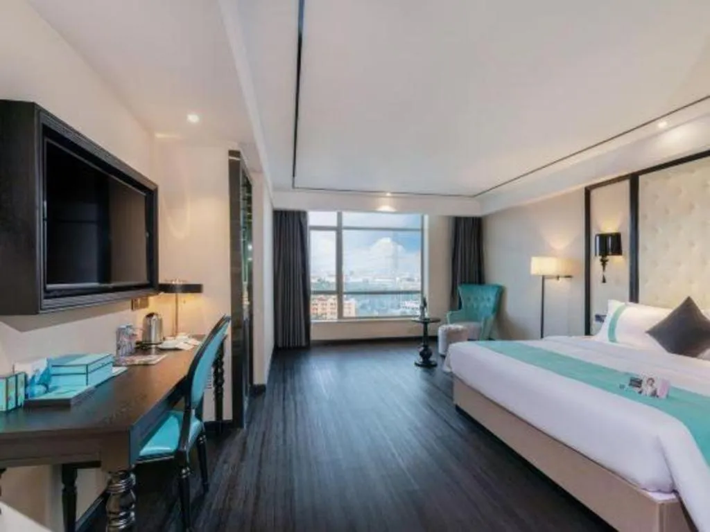 Bed in Xana Hotelle· Dongguang Chang'An Binhaiwan Jian'An Road