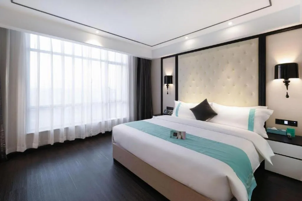 Bed in Xana Hotelle· Dongguang Chang'An Binhaiwan Jian'An Road