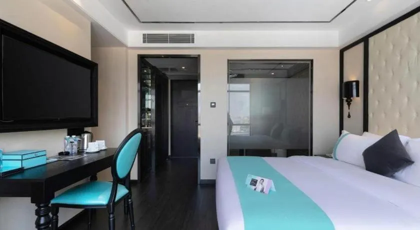 Bed in Xana Hotelle· Dongguang Chang'An Binhaiwan Jian'An Road