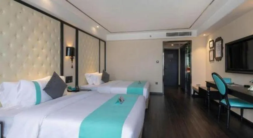 Bed in Xana Hotelle· Dongguang Chang'An Binhaiwan Jian'An Road