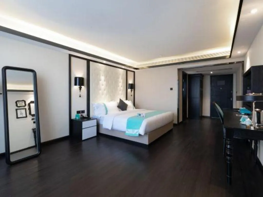 Bed in Xana Hotelle· Dongguang Chang'An Binhaiwan Jian'An Road