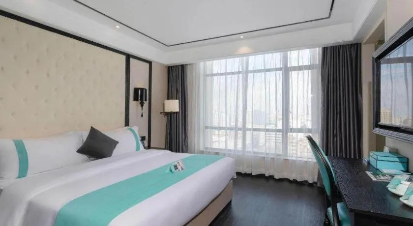 Bed in Xana Hotelle· Dongguang Chang'An Binhaiwan Jian'An Road