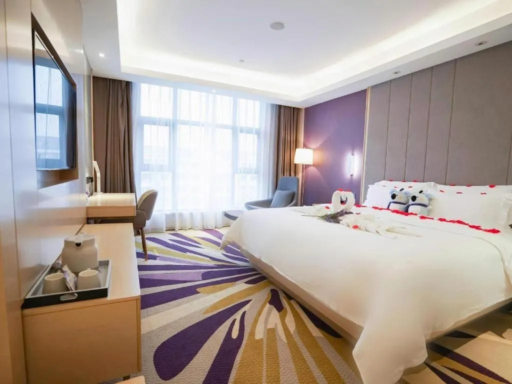Bed in Lavande Hotels· Jingzhou Jianli