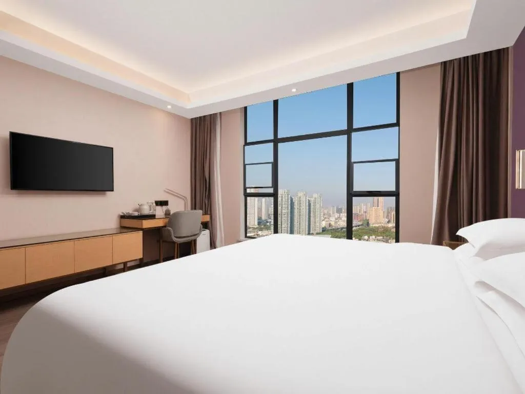 Bed in Lavande Hotels· Jingzhou Jianli
