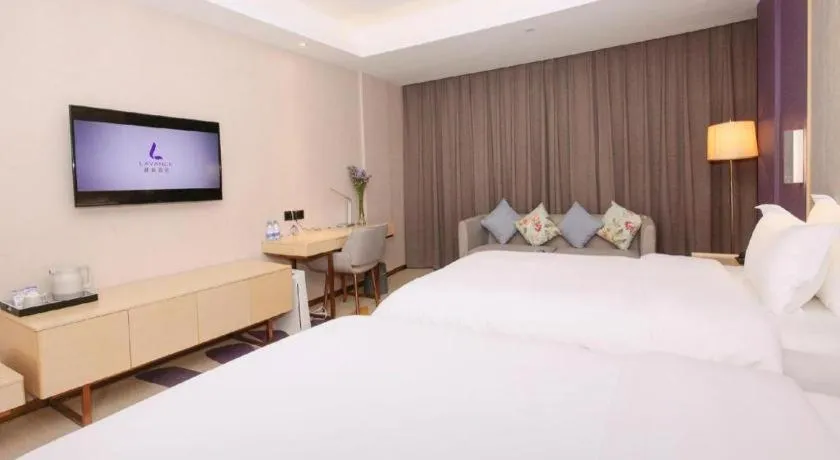 Bed in Lavande Hotels· Jingzhou Jianli