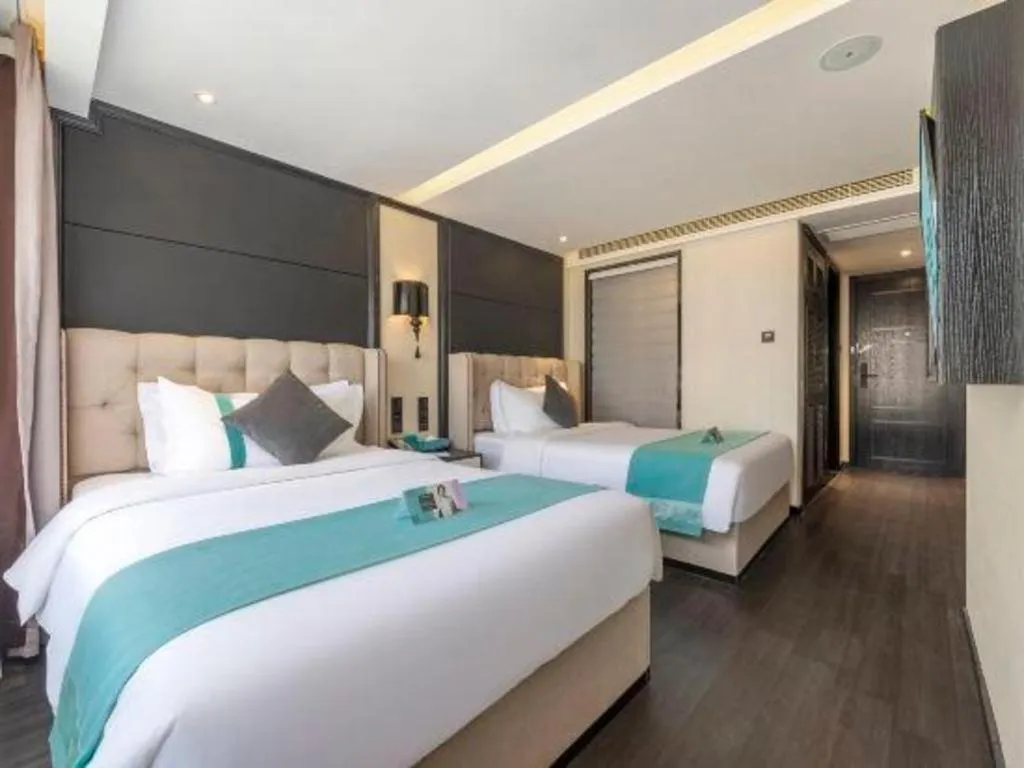 Bed in Xana Hotelle Nanchang Tengwang Pavilion Wanshougong