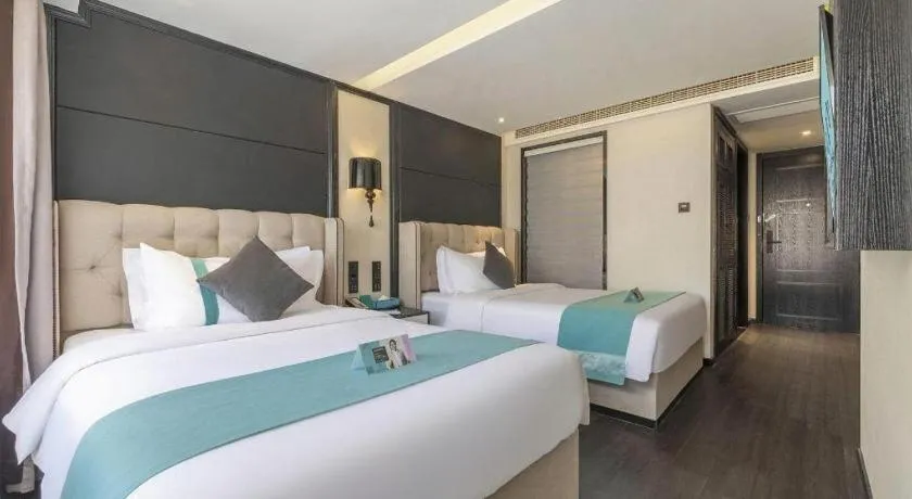 Bed in Xana Hotelle Nanchang Tengwang Pavilion Wanshougong