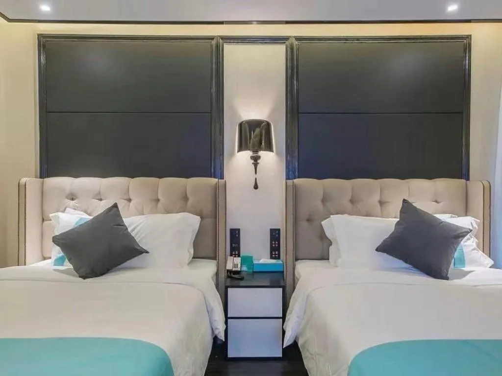 Bed in Xana Hotelle Nanchang Tengwang Pavilion Wanshougong