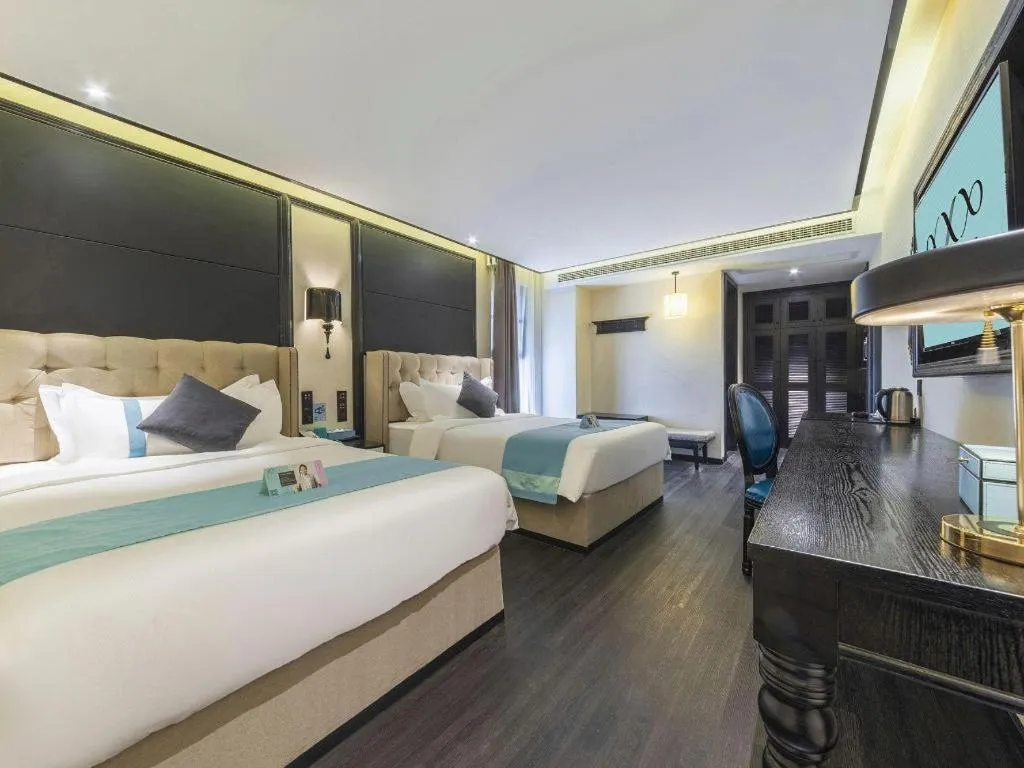 Bed in Xana Hotelle Nanchang Tengwang Pavilion Wanshougong