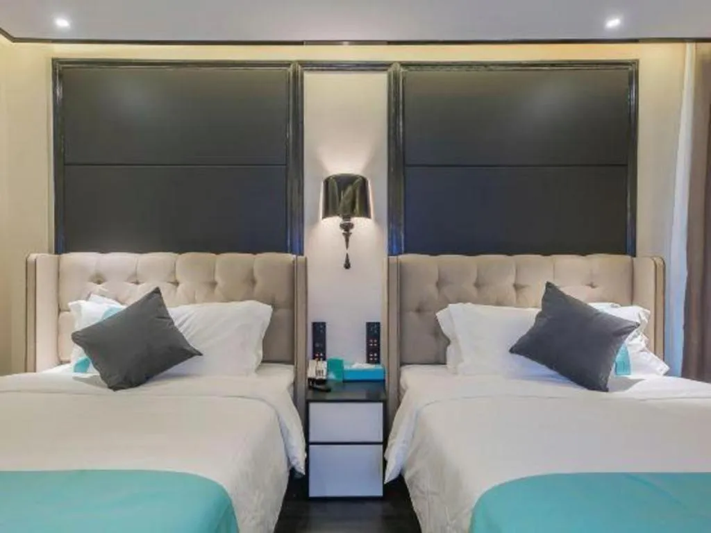 Bed in Xana Hotelle Nanchang Tengwang Pavilion Wanshougong