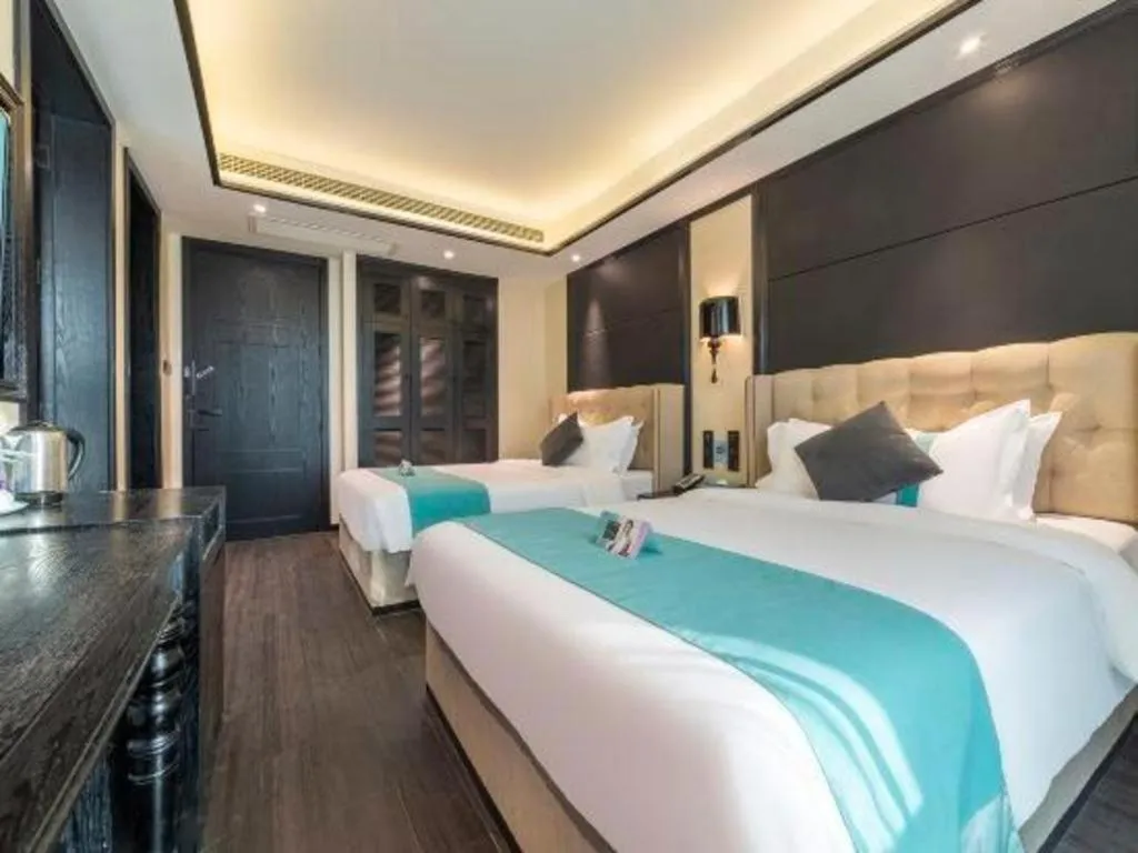 Bed in Xana Hotelle Nanchang Tengwang Pavilion Wanshougong