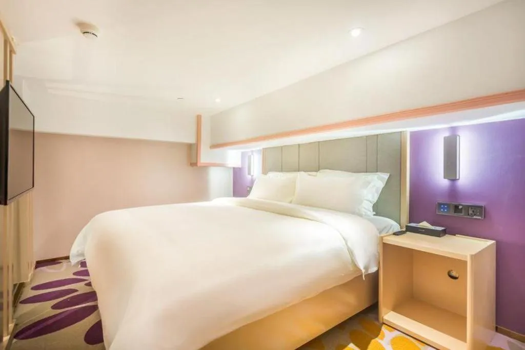Bed in Lavande Hotel Beijing Yizhuang Development Zone JD Headquarter