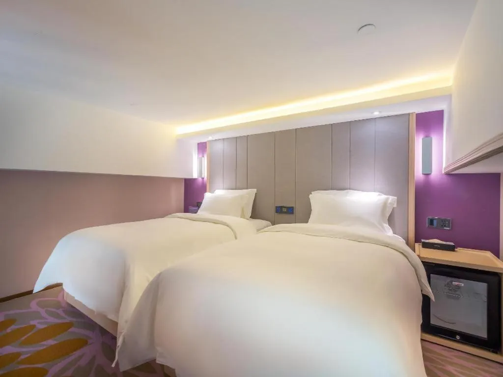Bed in Lavande Hotel Beijing Yizhuang Development Zone JD Headquarter