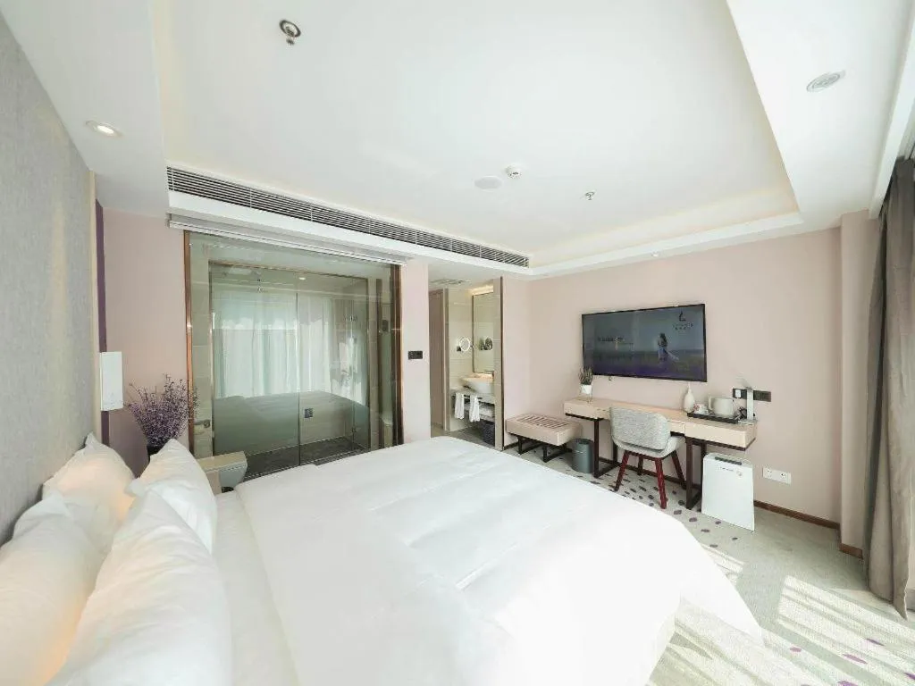 Bed in Lavande Hotel Beijing Fangshan Changyang Metro Station