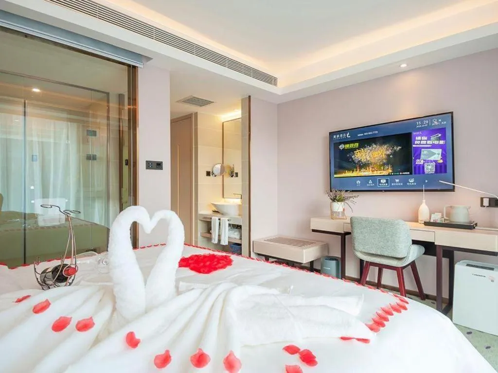 Bed in Lavande Hotel Beijing Fangshan Changyang Metro Station