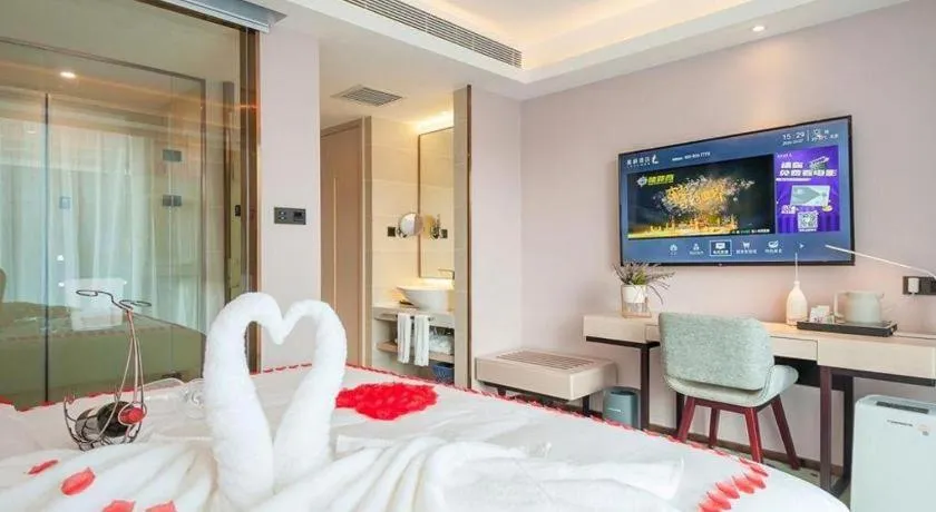 Bed in Lavande Hotel Beijing Fangshan Changyang Metro Station