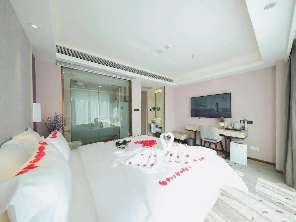 Bed in Lavande Hotel Beijing Fangshan Changyang Metro Station