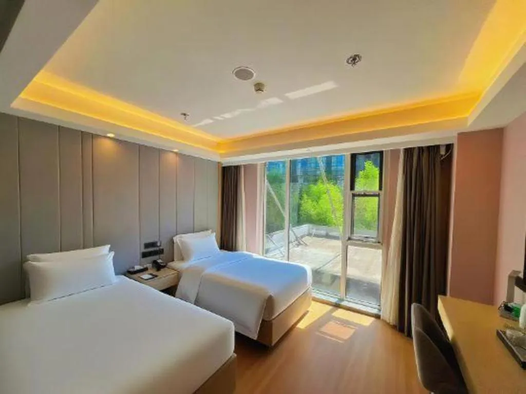 Bed in Lavande Hotel Beijing Fangshan Changyang Metro Station