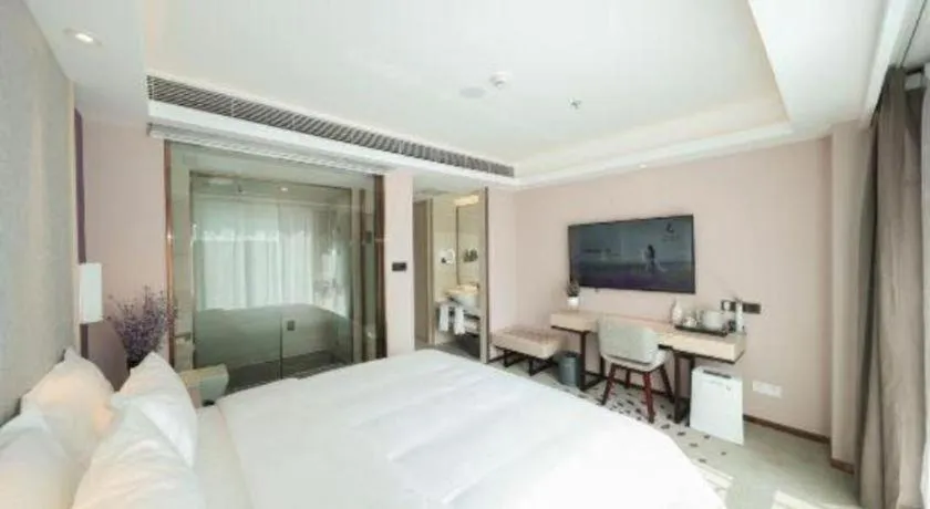 Bed in Lavande Hotel Beijing Fangshan Changyang Metro Station