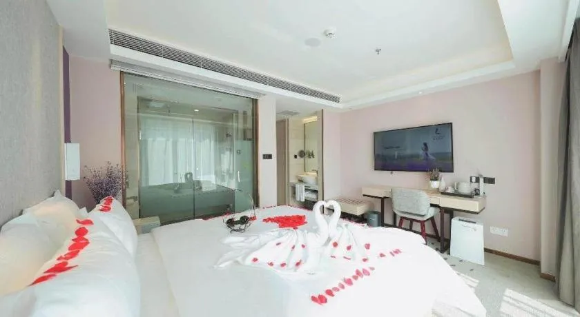 Bed in Lavande Hotel Beijing Fangshan Changyang Metro Station