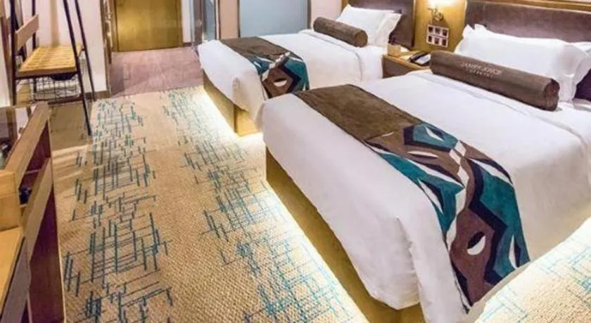 Bed in James Joyce Coffetel Changchun People's Square