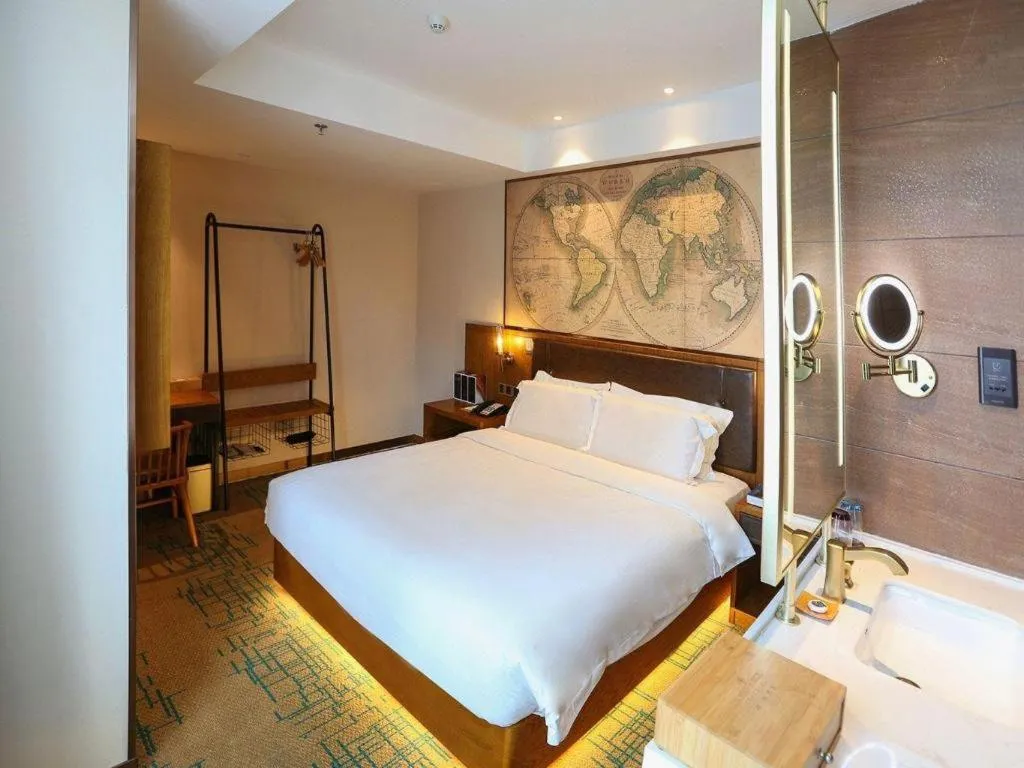 Bed in James Joyce Coffetel Changchun People's Square