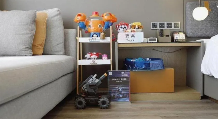 Bed in Zhejiang Cloud Mountain Deefly Hotel