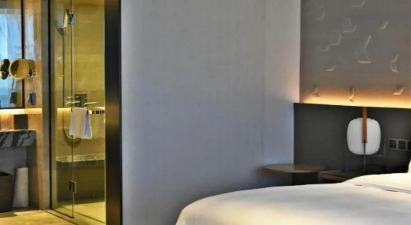 Bed in Zhejiang Cloud Mountain Deefly Hotel