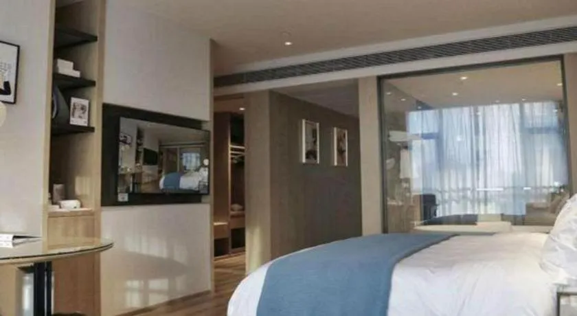 Bed in Zhejiang Cloud Mountain Deefly Hotel