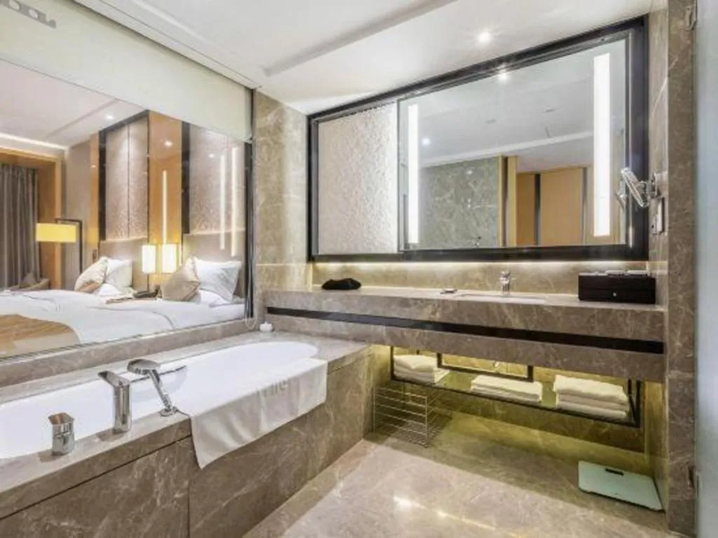 Bed in Xincheng hotel