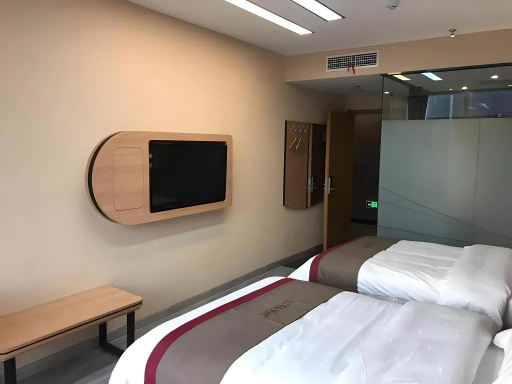 Bed in Thank Inn Hotel Tianjing Jinnan University