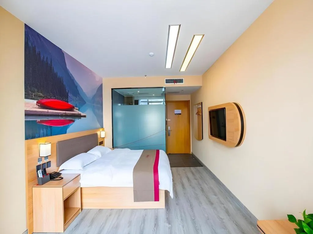 Bed in Thank Inn Hotel Tianjing Jinnan University