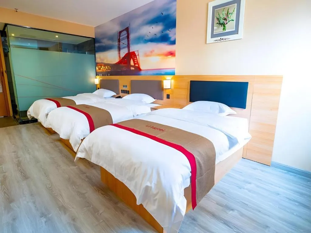 Bed in Thank Inn Hotel Tianjing Jinnan University